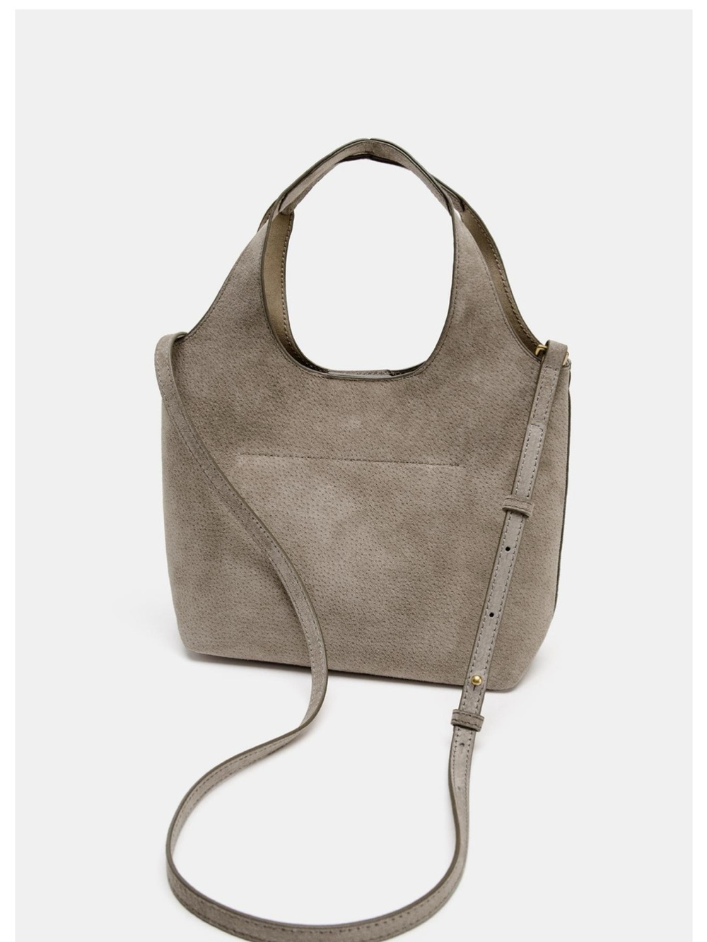 LEATHER MINI SHOPPER BAG - Picture 3 of 3